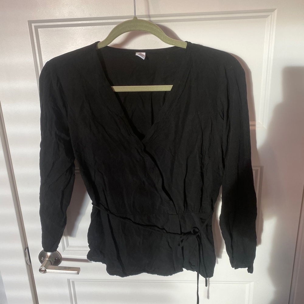 Black Blouse with 3/4 sleeves